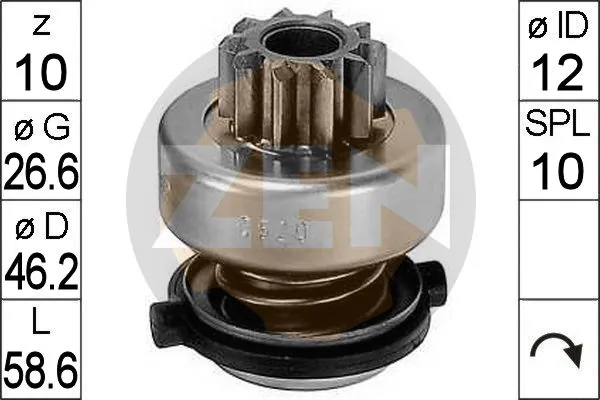 Bendix, motor de arranque Ford Taunus GBS.GBNS