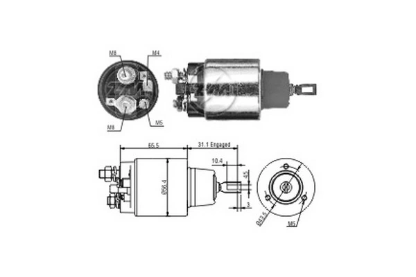 Precio del repuesto Interruptor solenoide Rodius  monovolumen