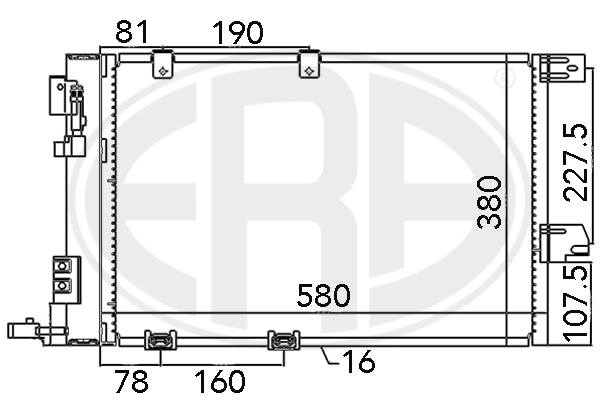 Condensador para Ford Focus II (CA5)