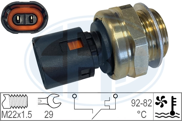 Sensor de temperatura del refrigerante para Renault 11  (BC37)