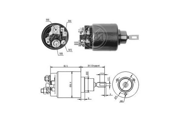 Precio del repuesto Interruptor solenoide Ducato I furgoneta
