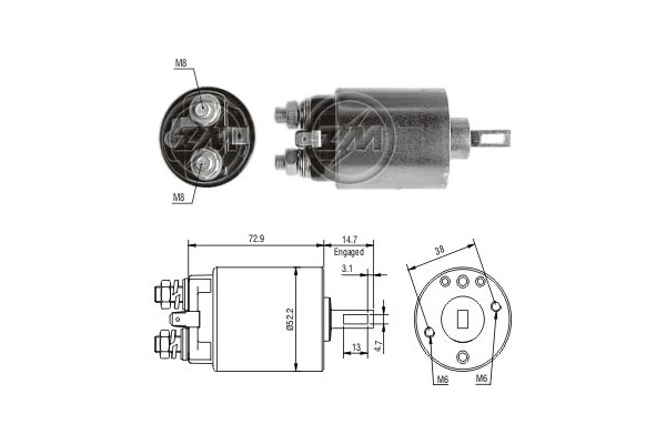Comprar Solenoide de arranque Nissan Vanette  C22 a bajo precio