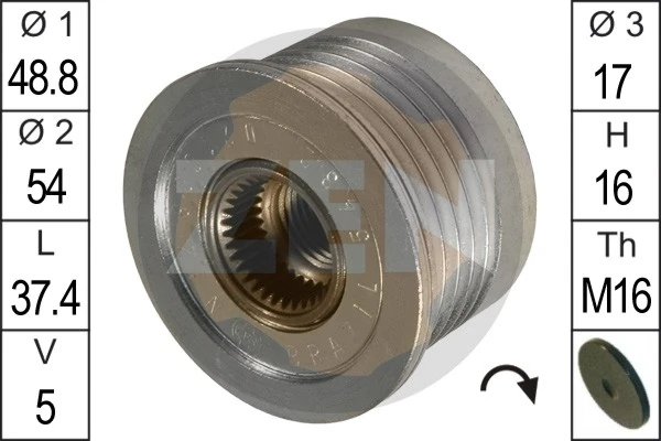 Polea rueda libre Mercedes A  desde 35,62 €