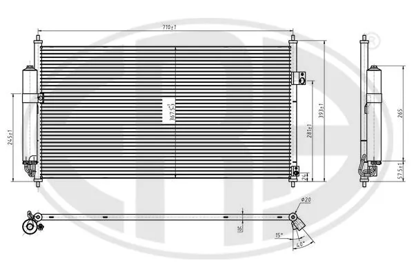 Comprar Condensador de aire acondicionado Nissan X-Trail  T30 a bajo precio