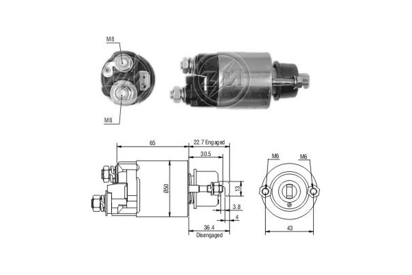 Interruptor solenoide Vanette  bus (1978-1989) original desde 34,17 €