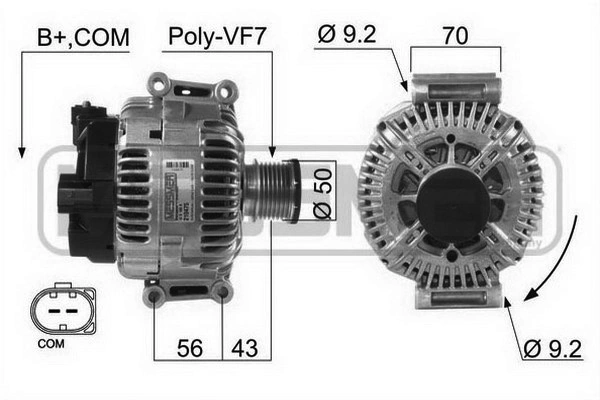 Generador para Mercedes E  (S211)