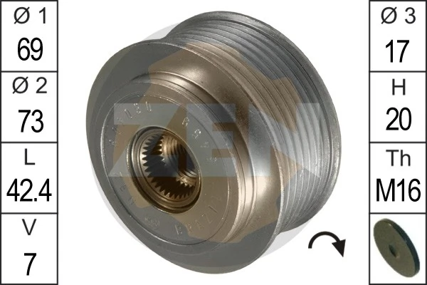 Polea rueda libre Hyundai H-1 STAREX  desde 37,25 €