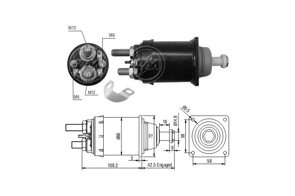 Comprar Solenoide de arranque Mercedes Benz Truck TRUCK ACTROS   a bajo precio