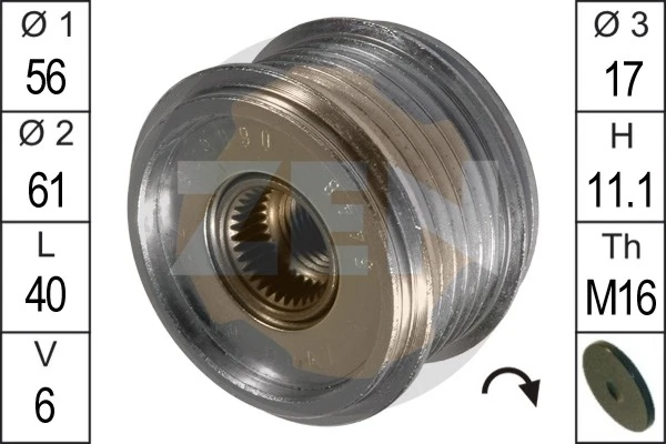 Polea rueda libre Volkswagen Passat  desde 37,65 €