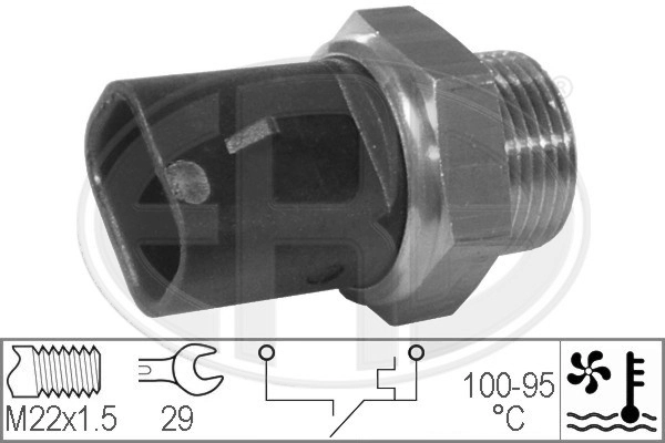 Sensor de temperatura del refrigerante Opel Omega  sedán comprar en España