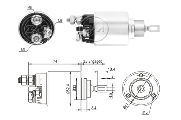 Comprar Solenoide de arranque Fiat Ducato III 250 a bajo precio