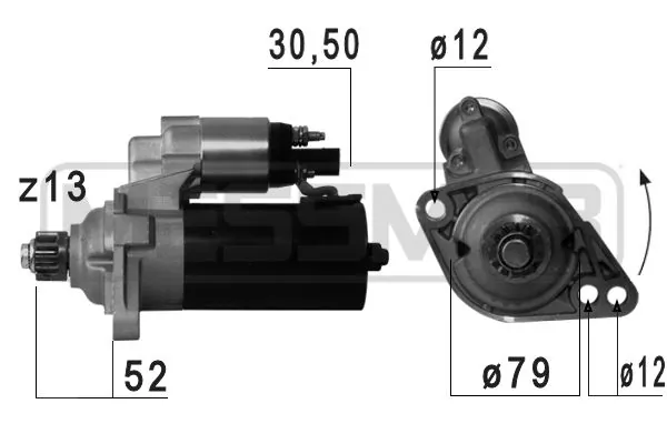 Motor de arranque para Seat Leon KL1, KLG