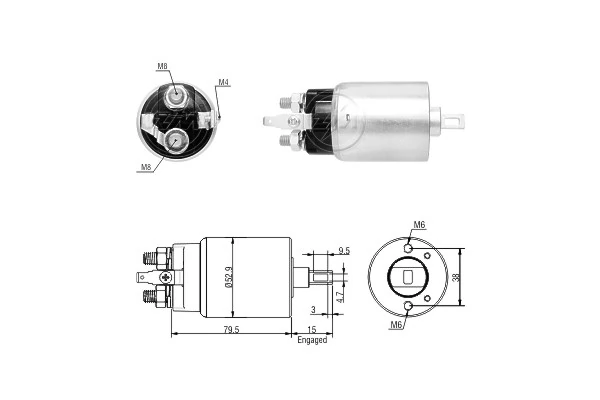 Solenoide arranque Nissan Patrol  (1987-1997)