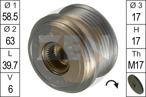 Polea rueda libre Ford Focus I desde 37,03 €