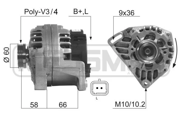 Generador Clio I hatchback (1990-1998) original desde 62,44 €