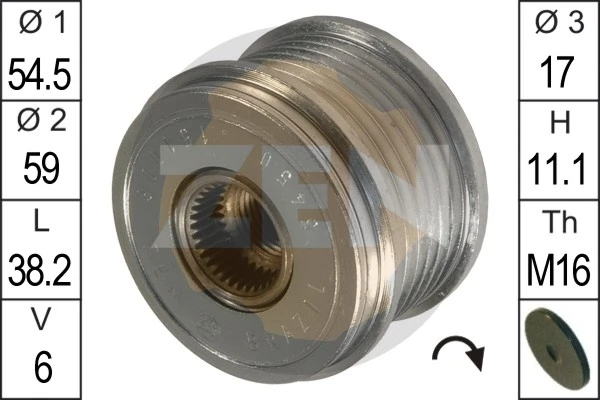 Polea rueda libre Volvo S80 II desde 38,49 €