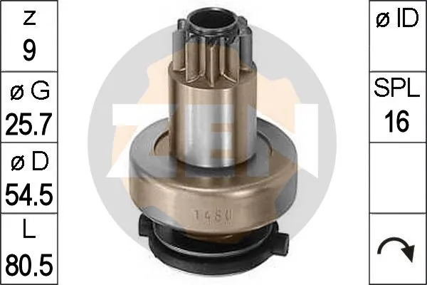 Bendix arranque para Volkswagen Crafter  (2F, 2FC, 2FF, 2FG,2FL, 2FM)