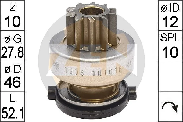 Bendix arranque para Chevrolet Aveo  (T300)