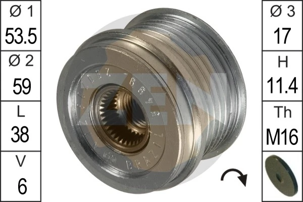 Polea rueda libre Ford Maverick II desde 53,15 €