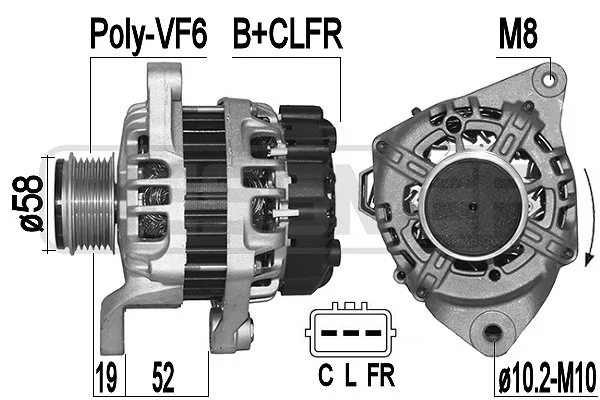 Alternador ERA 209510