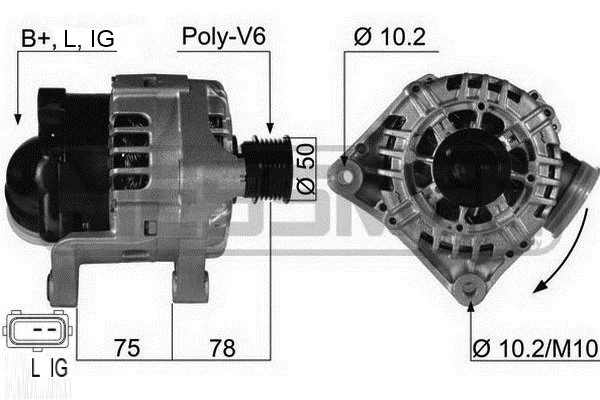 Alternador BMW 3 E46