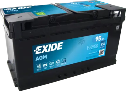 EXIDE EK950 batería de arranque Peugeot 407