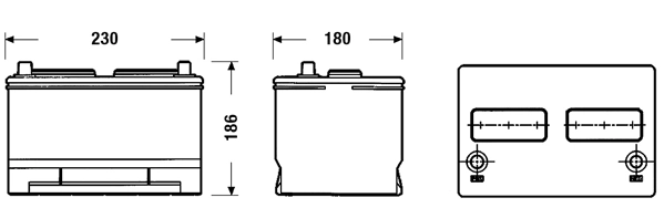 EB858 Exide Batería Start-Stop