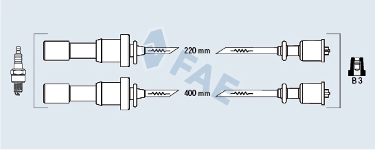 Comprar Juego de cables de alta tensión Hyundai Sonata V NF a bajo precio