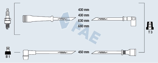 Precio del repuesto Cables de encendido Espace II monovolumen