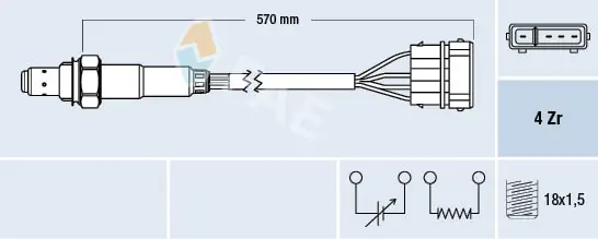 Sonda lambda (NOx, O2) Skoda Felicia I (1994-1997)