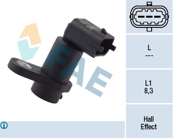 Sensor de árbol de levas para Opel Corsa S93
