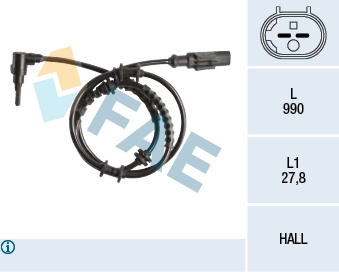 Sensor ABS delantero Fiat Panda II hatchback comprar en España