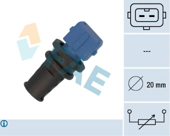 Sensor, temperatura del aire de admisión Chevrolet Aveo 2 T250, T255