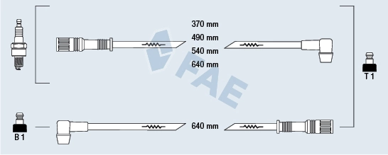 Comprar Juego de cables de alta tensión Renault 21  K48 a bajo precio