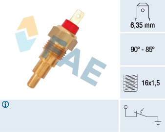 Comprar Sensor de temperatura del refrigerante (activación del ventilador del radiador) Mazda 323 II  a bajo precio