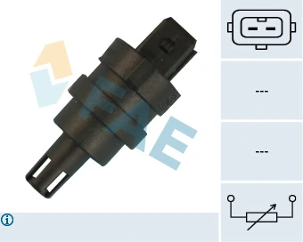 Sensor, temperatura del aire de admisión Volkswagen Transporter 70B, 70C, 7DB, 7DK, 70J, 70K, 7DC, 7DJ