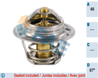 Termostato de agua Opel Corsa  (1982-1993)