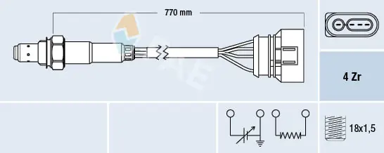 Sensor de oxígeno Volkswagen Sharan I