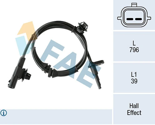 Sensor de rueda abs Nissan Versa  (2011-2019)