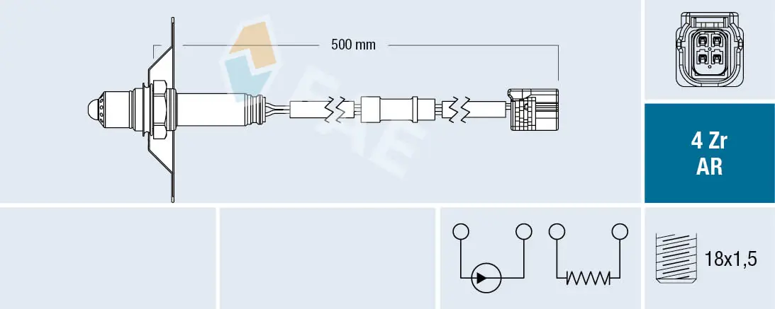 Sonda lambda para Honda CR-V RE