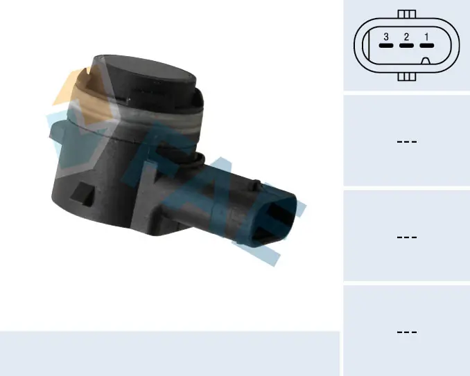 Sensor de aparcamiento trasero 14919035 AND
