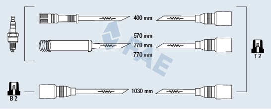 Comprar Juego de cables de alta tensión Opel Frontera  5SUD2 a bajo precio