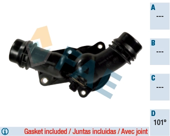 Termostato refrigerante para BMW 7  (E38)
