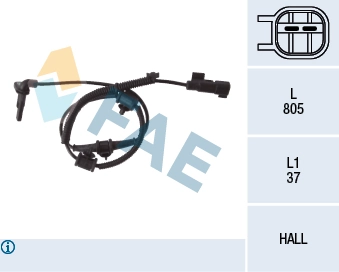 Sensor de freno, delantero Opel Insignia  (G09)