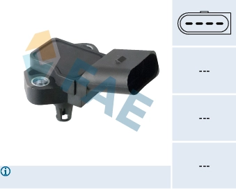 Sensor, temperatura del aire de admisión Seat Ibiza 4 6J5, 6P1