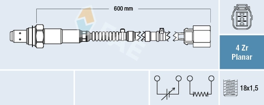 Sensor de oxígeno Honda Civic VII hatchback comprar en España