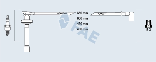 Comprar Juego de cables de alta tensión Nissan Almera V10 a bajo precio