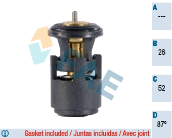 Termostato refrigerante Volkswagen Polo V (6R1, 6C1)