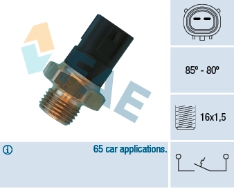 Sensor de temperatura para Mitsubishi Lancer CJ, CP