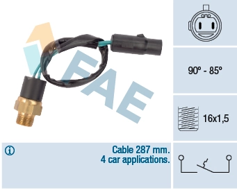 Comprar Sensor de temperatura del refrigerante (activación del ventilador del radiador) Hyundai Sonata II Y-2 a bajo precio